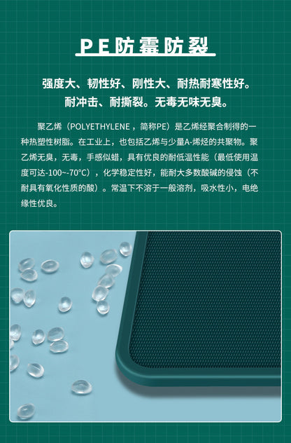 Food Grade Pe Household Cutting Board Antibacterial and Mildew-Proof Plastic Cutting Board Meat Chopping Board Small Cutting Board Kitchen Cutting Board