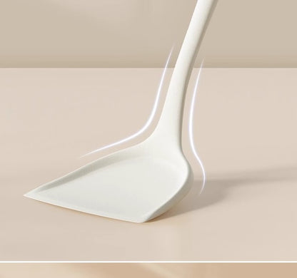 Wholesale gray two-color silicone spatula spoon household high temperature resistant non-stick pan cooking spatula soup spoon fishing fence kitchen suit