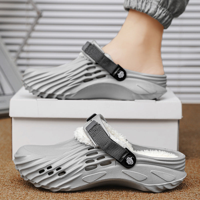Cotton Slippers for Home, High-End Outer Wear, 2025 Winter New Cross-Border Cotton Shoes Manufacturer Wholesale Cotton Tow