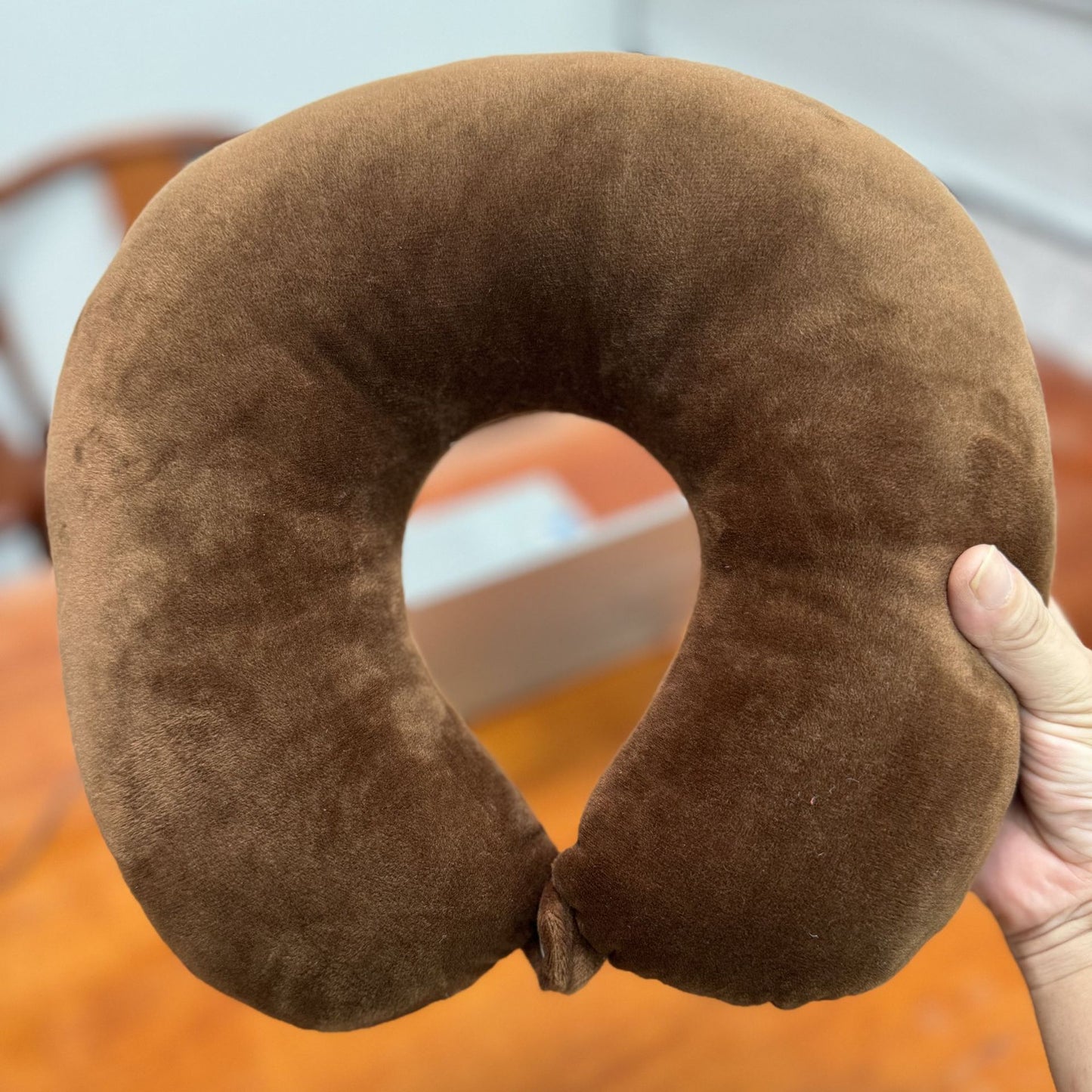 2025 New Cross-Border U-Shaped Pillow Portable Pp Cotton Office Nap Cervical Pillow Car High-Speed Rail Neck Pillow Wholesale