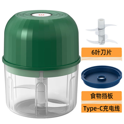 Wireless Electric Garlic Masher Household Food Grade Baby Food Auxiliary Machine Kitchen Garlic Stir Barbecue Seasoning Cooking Machine