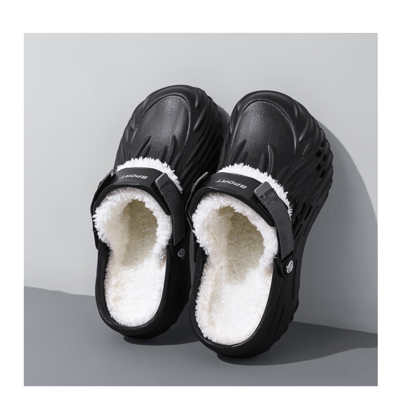 Cotton Slippers for Home, High-End Outer Wear, 2025 Winter New Cross-Border Cotton Shoes Manufacturer Wholesale Cotton Tow