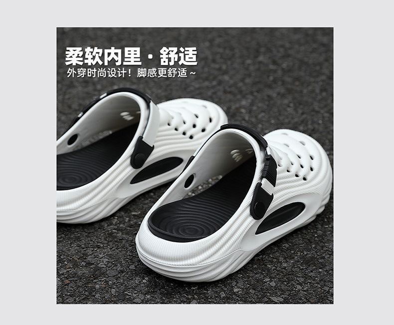 Trendy Men's Clogs Summer 2025 New Non-Slip Beach Surgical Operating Room Driving Outdoor Sandals Men's