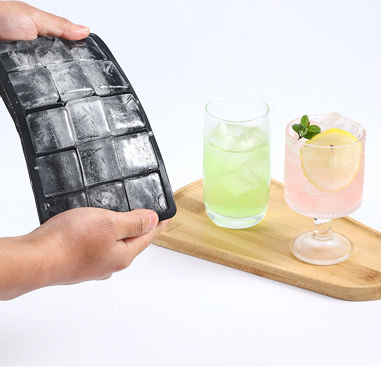 15 even square ice cube ice cube film with food grade silicone ice cube easy demoulding ice box for summer drinks