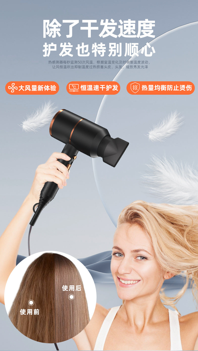 Manufacturer Wholesale Amazon Hair Salon Hair Dryer Cross-Border 2400W Barber Shop Hairdressing High Power Hair Dryer Wholesale