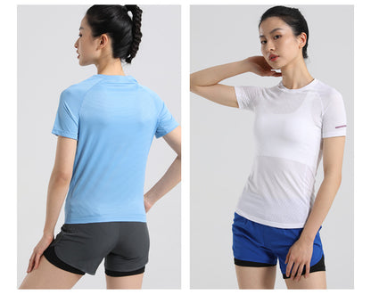 Men's Quick-drying Sports Shorts Fake Two-piece Fitness Triple Pants Marathon Running Pants Invisible Pocket for Mobile Phone