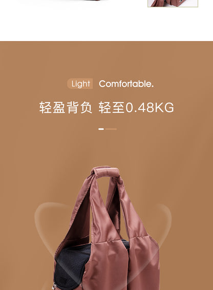 Cat Bag Outgoing Portable Pet Bag Large Capacity Breathable Cat Backpack with Dog One-Shoulder Handbag Soft