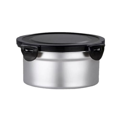 Cross-Border Stainless Steel Crisper Food Storage Box Refrigerator Sealed Box Fruit Lunch Box Lunch Box Korean Three-Piece Set