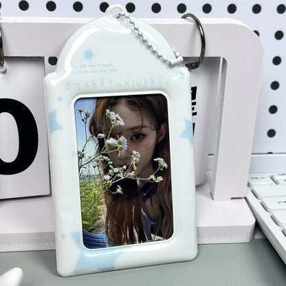 Supply Original Card Sleeve Small Card PVC Earth Flavor Star-chasing Aidou Campus Card Storage Card Bag Display Pendant Protective Cover