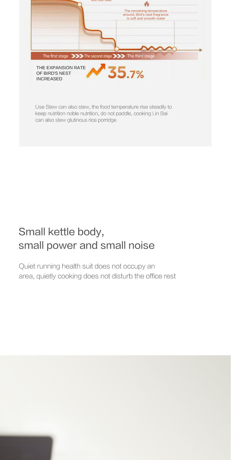 Portable Boiling Cup for Tea Mini Timing Electric Stew Kettle Electric Stew Health Cup Stew and Boiling Integrated Automatic Electric Boiling Cup