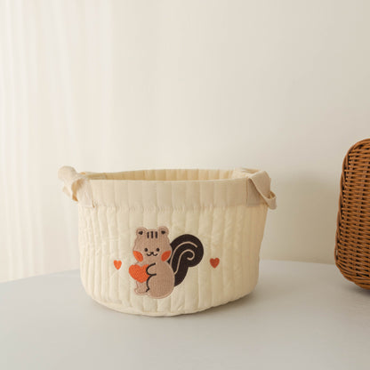 Ins Storage Basket Baby Diaper Clothes Toy Fixing Bag Bedding Storage Multi-use Storage Bag