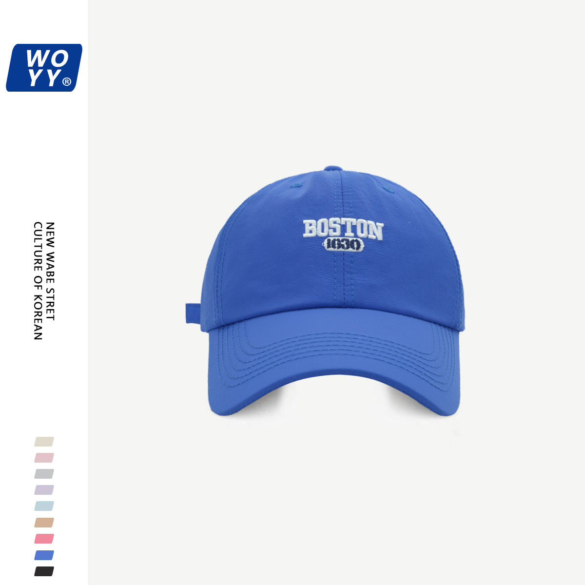 Boston Quick-Dry Baseball Hat Summer Super Fire Outdoor Sun Hat Korean Ins Soft Top Breathable Cap