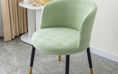 Curved chair cover dressing table dressing table office coffee shop conference semicircle chair cover chopsticks cover cover cloth