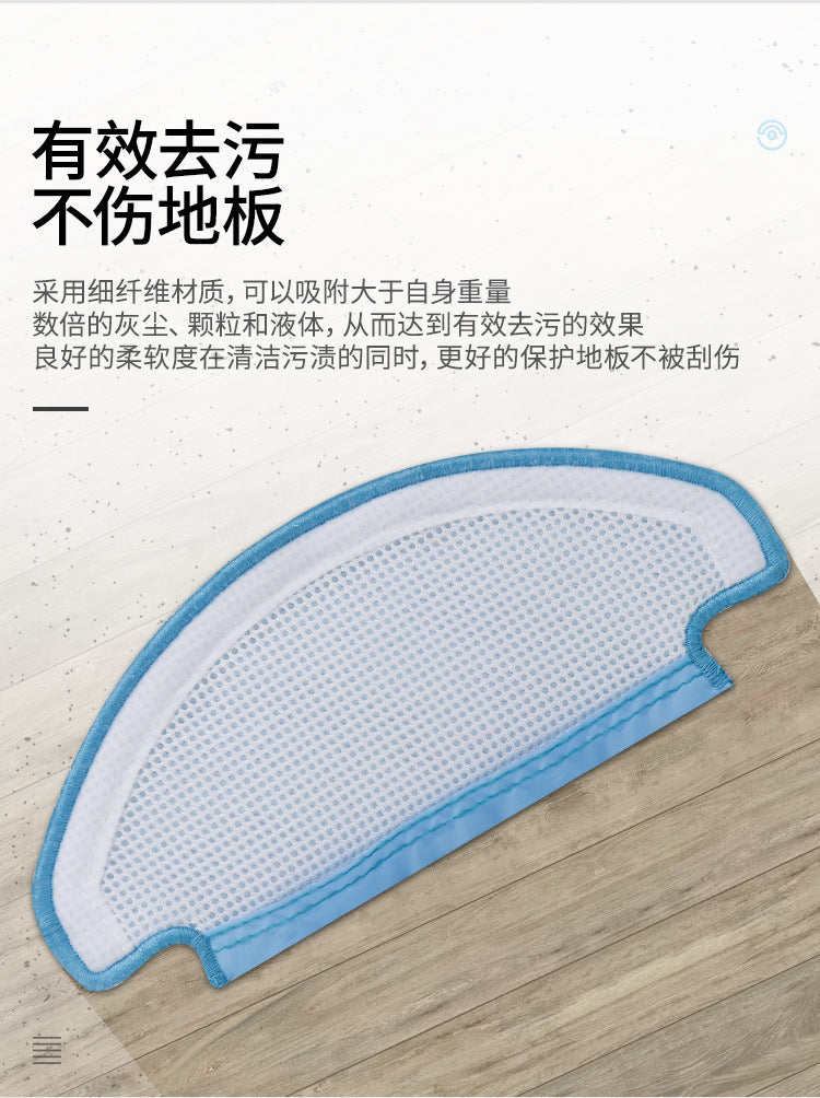 SuiTable for Ecovacs Sweeping RoboT Accessories T9 Side Brush FilTer Rag Roller Brush BrackeT DusT Box STrong Mop WaTer Tank