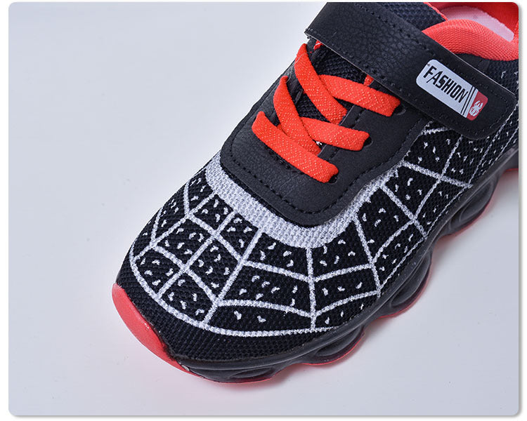 Spring and Autumn Kidsren's Shoes, Kidsren's Luminous Light Shoes, Men's and Women's Running Shoes, Baby Flash Shoes, Led Light-Up Sports Shoes, Mesh