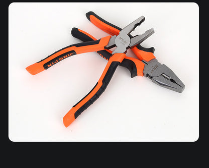 Multi-functional wire pliers household labor-saving vise industrial grade diagonal pliers 8 inch pointed pliers electrical wire stripping pliers
