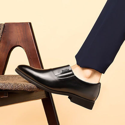 [100 full cowhide] leather shoes men's business formal men's leather shoes casual slip-proof soft bottom men's shoes for work