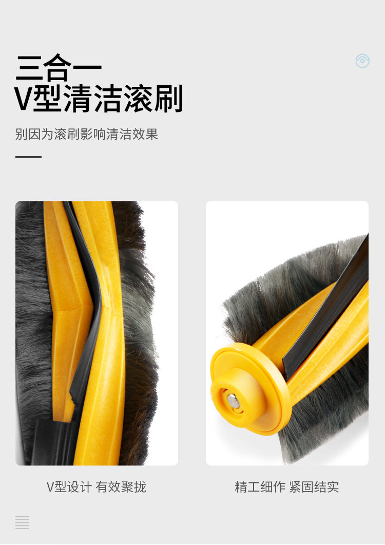 SuiTable for Ecovacs Sweeping RoboT Accessories T9 Side Brush FilTer Rag Roller Brush BrackeT DusT Box STrong Mop WaTer Tank