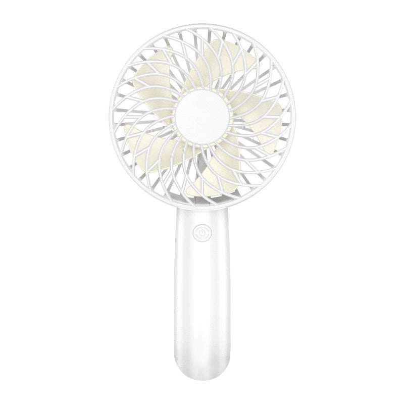 Model Aircraft Brushless Motor Handheld Fan 6-Speed High Wind Mini Fan USB Rechargeable Portable Electric Fan
