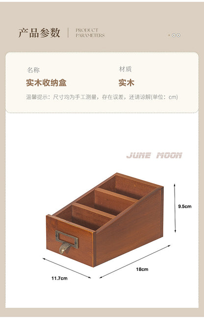 Bedside Remote Control Phone Holder Desktop Organizer Lipstick Perfume Storage Box Makeup Brush Holder Pen Holder Desk Pencil Box
