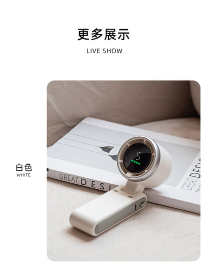 Popular Outdoor Handheld Mini Fan Desktop Fan Brushless Motor Hanging Neck Small Fan Cross-Border Hot Model