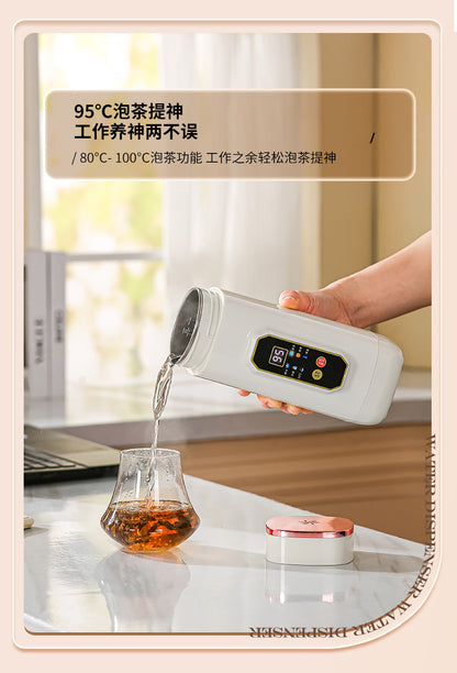 Insulated Cup That Can Boil Water, Portable Electric Water Cup for Travel and Hotels, 304 Stainless Steel Electric Hot Water Cup