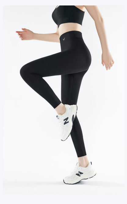 Shark pants women can wear spring and summer thin 2025 new anti-light leggings belly hip fitness yoga pants