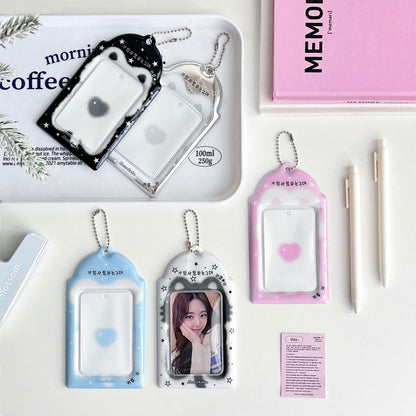 Original Blurry Animal 3inch Card Holder Pvc Card Holder Star Chasing Small Card Random Card Storage Card Bag Card Holder Protective Cover