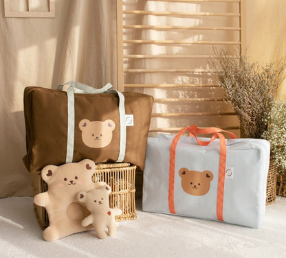 Ins Animal Head Kindergarten Bedding Storage Bag Organizer Bag Large Capacity Packing Bag Portable Travel Storage