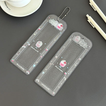 Original Summer Dessert Four-Frame Card Holder Idol Small Card Life Four-Frame Glitter Card Holder Star-Chasing Storage Card Holder