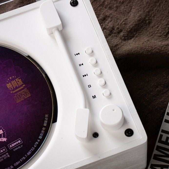 Cross-Border Popular Retro Cd Player Portable Music Album Bluetooth Speaker Player Cd Disc Birthday Gift