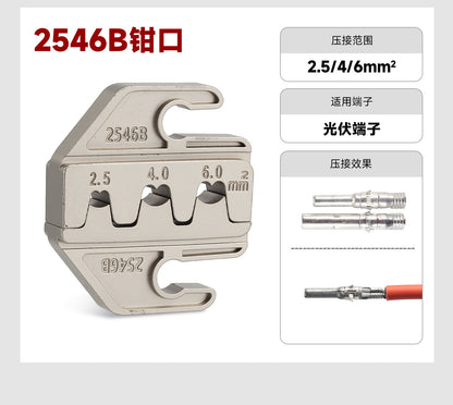 Sn Tube-Type Spring-Loaded Electrical Crimping Pliers for Quick Bare Terminal Connections, Multifunctional Crimping and Cold Pressing