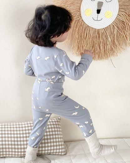 Children's Pajamas, Baby Autumn Clothes and Long Trousers, Kidsren's Home Clothes, Category a Pure Cotton Pajamas for Boys and Girls, Boys' Home Clothes