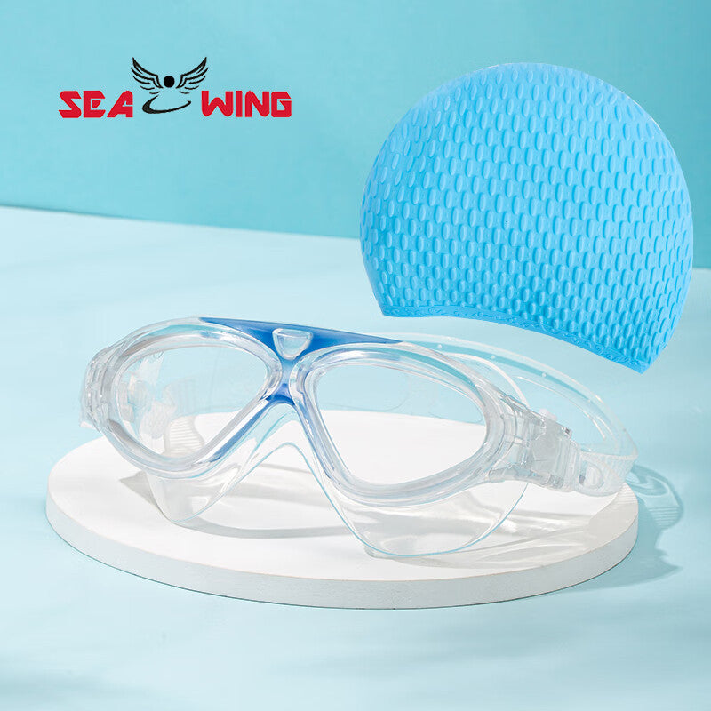 Large-Frame Swimming Goggles Liquid Silicone New Waterproof Diving Outdoor Sports Equipment Glasses Diving Goggles Wholesale