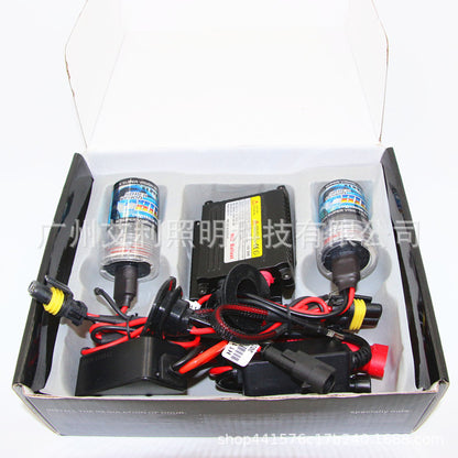 Cross-Border Hot-Selling Car Hid Xenon Lamps H1H3H4H7H119005Hid Set Hid Headlights Wholesale