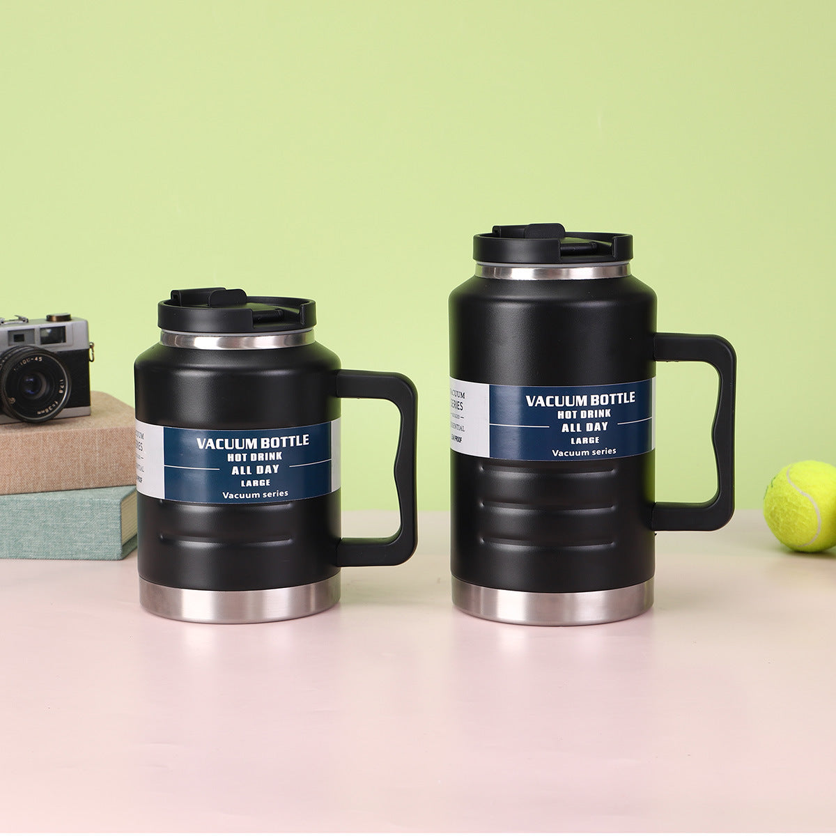 Cross-Border New 304 Stainless Steel Thermos Cup Large Capacity Ton Barrel Outdoor Portable Ice Bucket Wholesale