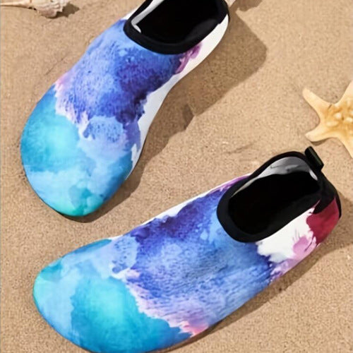 Cross-border new beach shoes quick-drying non-slip soft bottom outdoor wading shoes indoor fitness floor socks yoga shoes