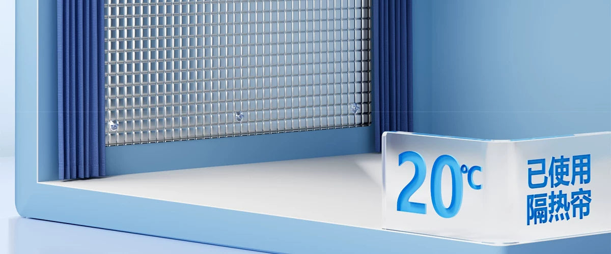 Curtains, Sun Protection and Heat Insulation Curtains, Bedroom Sunshade Cloth, Balcony Glass Sun Room Window Sunshade Artifact, Blackout Curtain