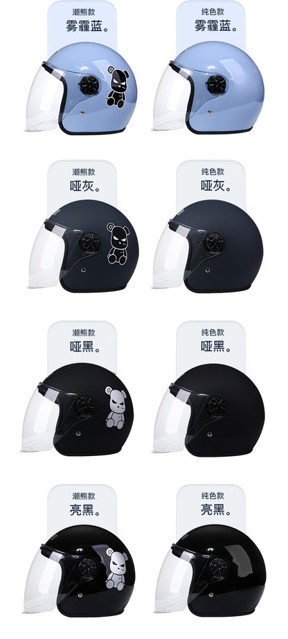 Big Sale Manufacturer Direct Supply Electric Battery Bike Helmet for Men and Women for Home Use in All Seasons Autumn and Winter Warm and Windproof Safety Helmet