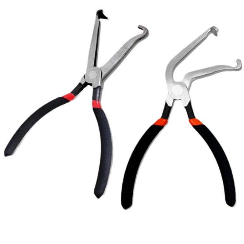 Red and black elbow 60 degree power-off pliers bolt pliers multi-purpose pliers car oil pipe separation harness pliers cross-border pliers