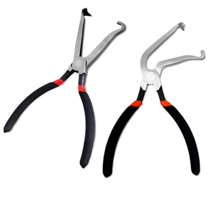 Red and black elbow 60 degree power-off pliers bolt pliers multi-purpose pliers car oil pipe separation harness pliers cross-border pliers
