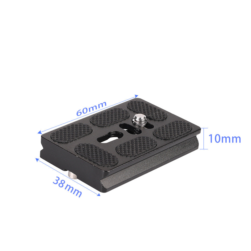 Wholesale Slr Quick Release Plate Camera Aluminum Alloy Pu60 Base Ptz Pu Base Plate Universal Quick Release Plate Quick Release Seat