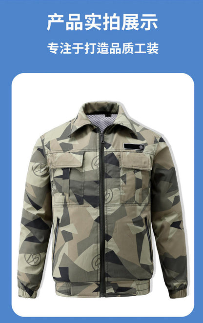 Summer Cooling Air-Conditioned Clothing for Men, Refrigeration Clothing with Fan, Welding Site Heatstroke Prevention Labor Protection Work Clothes