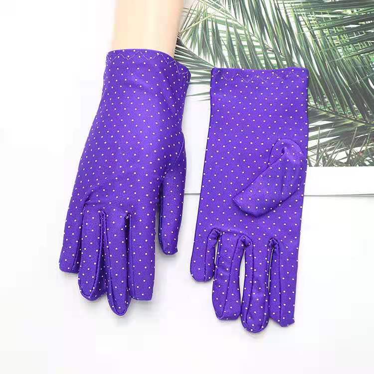 Spandex Gloves Spring and Summer White Ceremonial Thin Short Elastic Gloves for Men and Women Tight White Gloves Jewelry Gloves