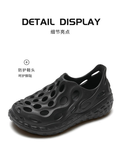 Croc Shoes Men's Summer Outer Wear for Commuting and Driving 2025 New Popular Anti-Slip Summer Eva Sandals That Feel Like Stepping on Shit
