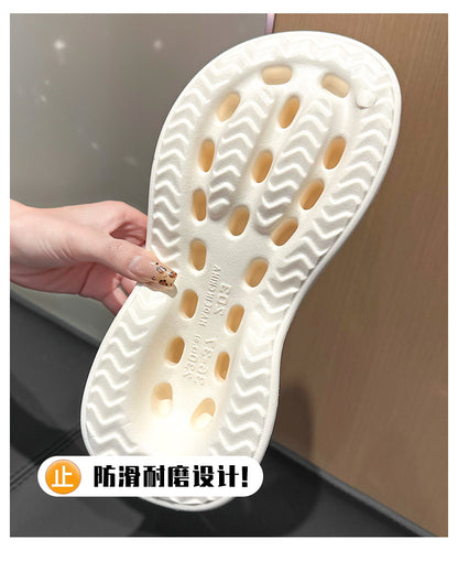 2025 Popular Height-Increasing Slippers for Women, Thickened, Soft, Comfortable, Non-Slip, Daily Beach Shower Universal Trendy Slippers