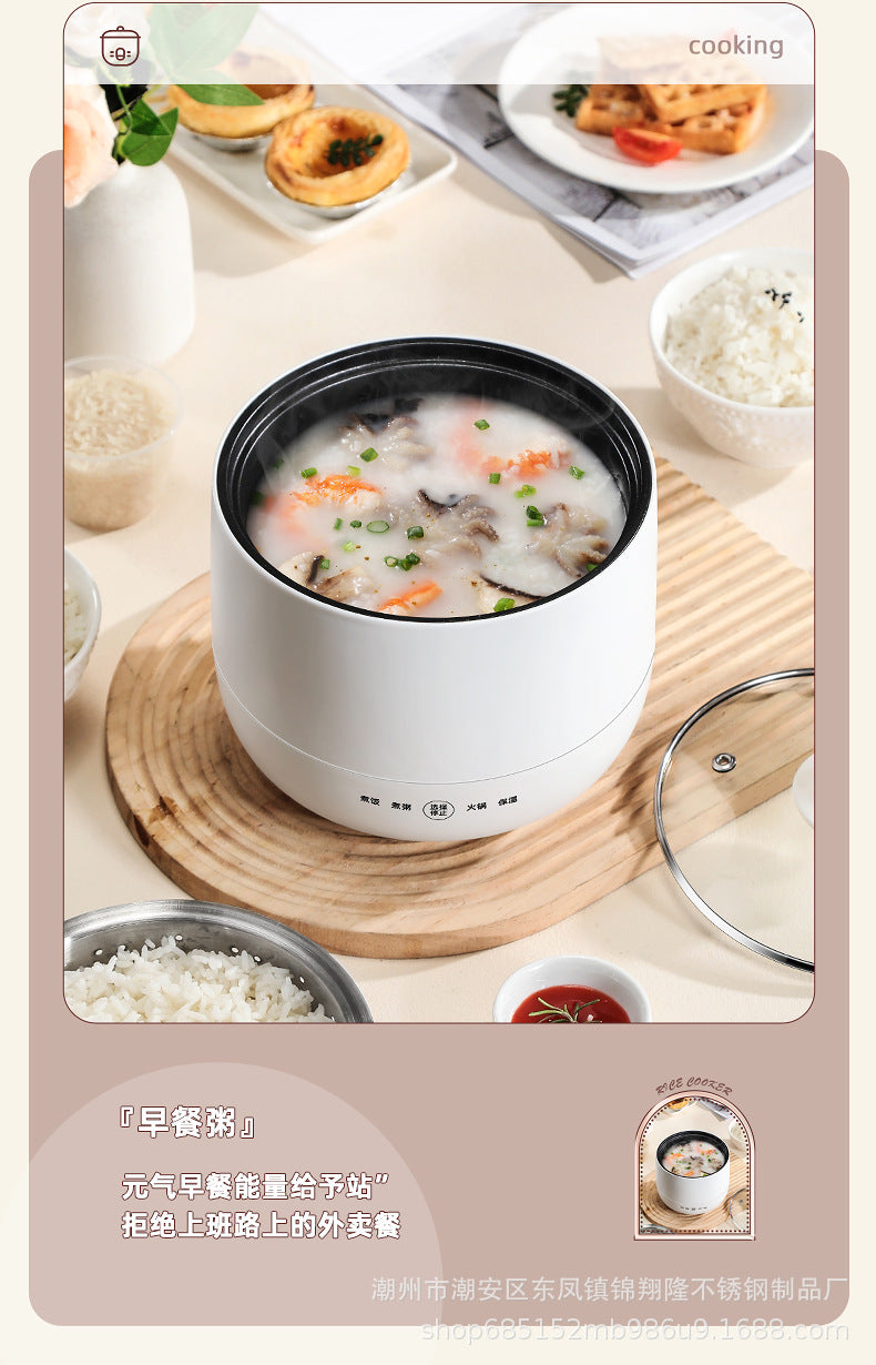 Mini Electric Rice Cooker Small Intelligent Multi-functional Household Dormitory Electric Non-stick Cooker Electric Rice Cooker Small Electric Cooker