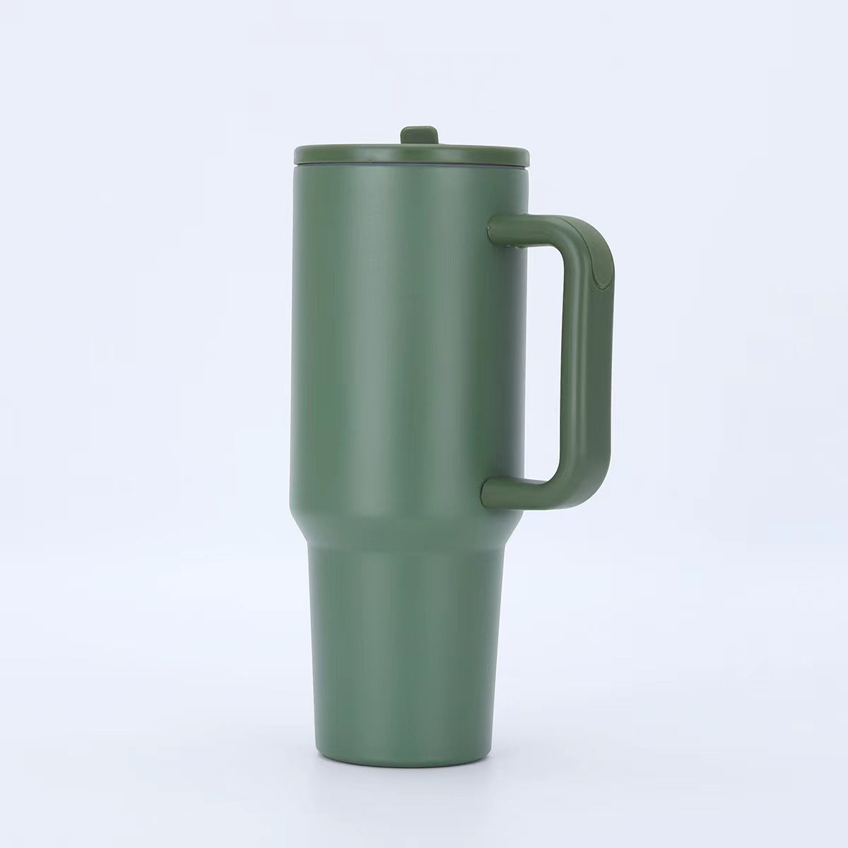 Cross-Border Amazon Best-Selling 40oz Big Mac Double-Layer Straw Mouth Car Cup Large Capacity Car Handle Ice Cup