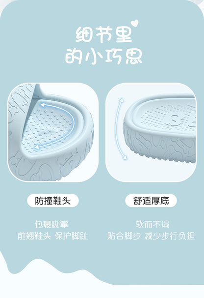 Eva Sandals for Women Summer Home Bathroom Non-Slip Thick Sole Non-Stinky Feet Outer Wear Slippers Wholesale Couple Men