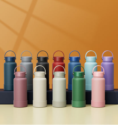 Space Kettle Thermos Cup with Large Capacity, Customizable Pattern and Logo, Stainless Steel Sports Portable Water Bottle Wholesale